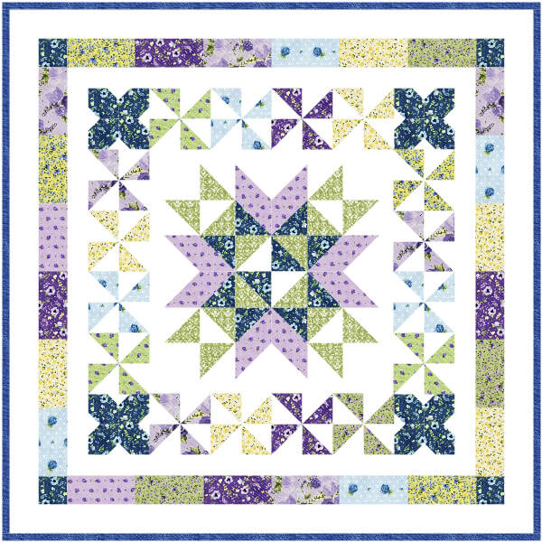 2018 Garden Path Spring Mystery Quilt Pattern