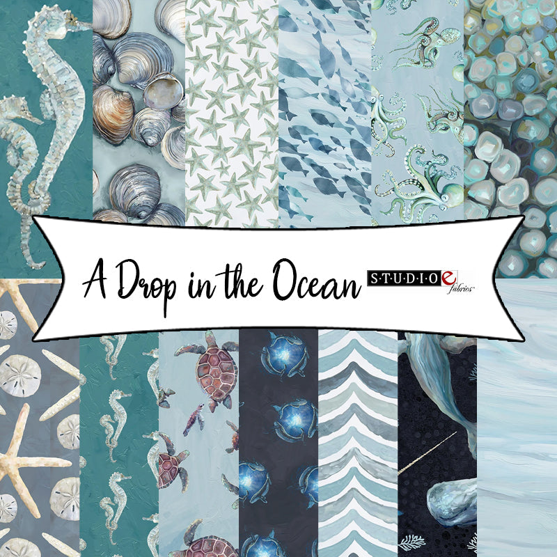 A Drop in the Ocean by Cathy Walters for Studio E Fabrics