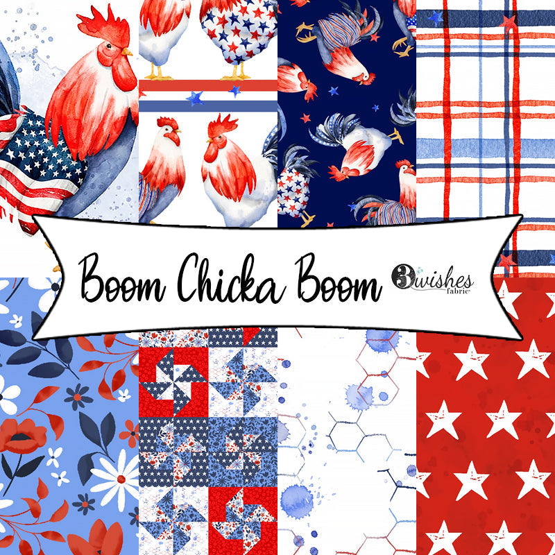 Boom Chicka Boom by Deane Beesley for 3 Wishes Fabrics
