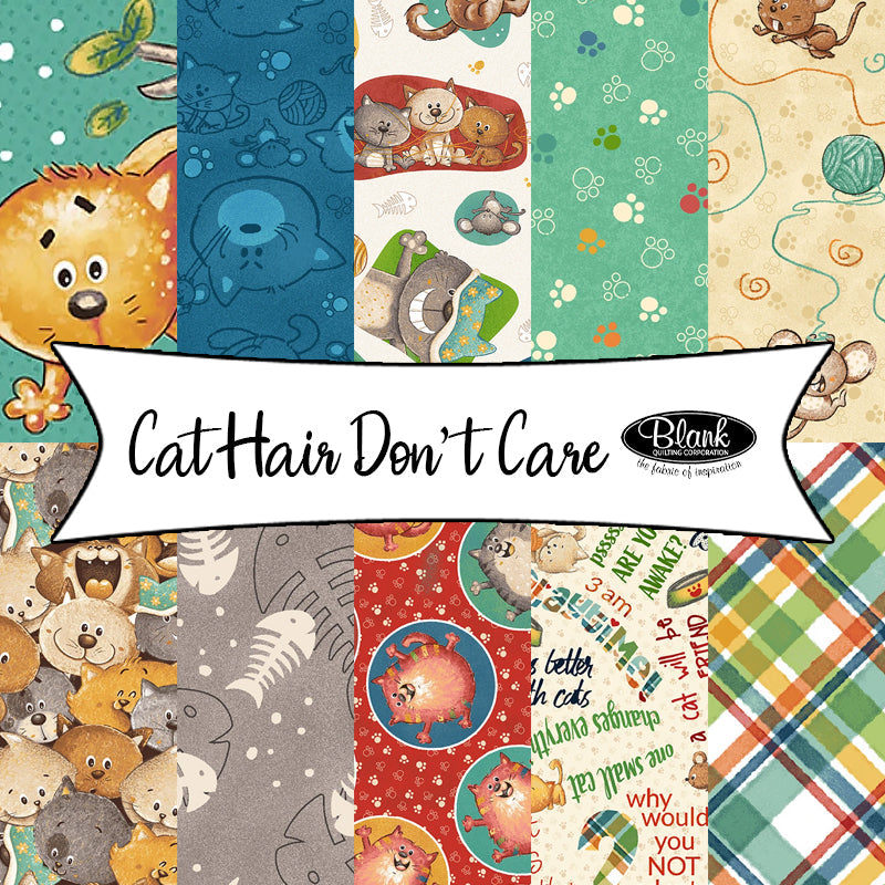 Cat Hair Don't Care by Nidhi Wadhwa for Blank Quilting
