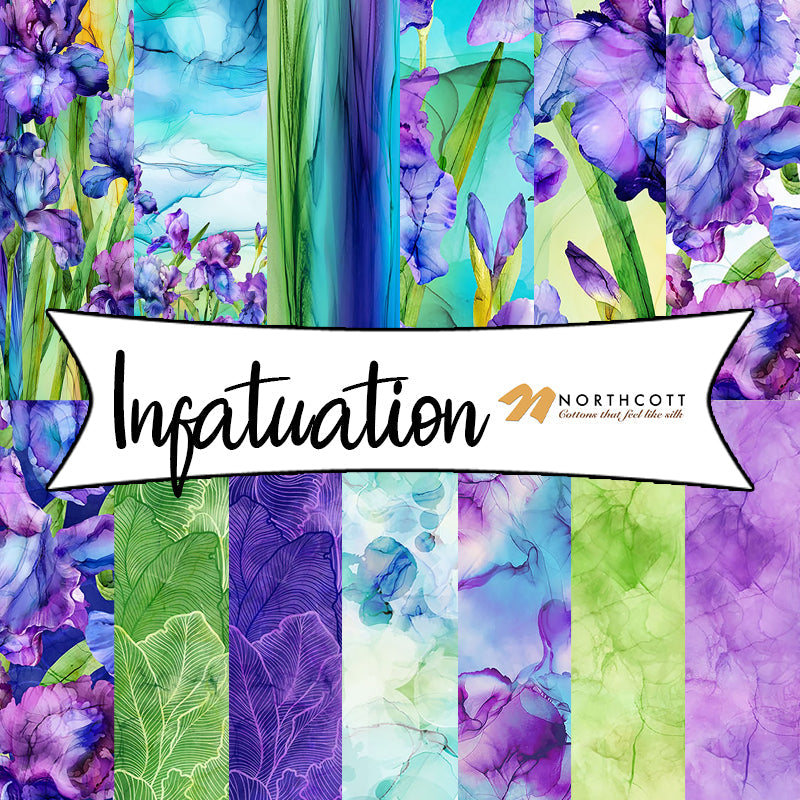 Infatuation by Deborah Edwards and Melanie Samra for Northcott Fabrics