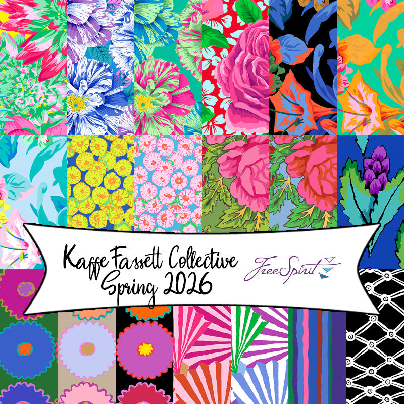 Kaffe Fassett Collective Spring 2026 from Free Spirit Fabrics
