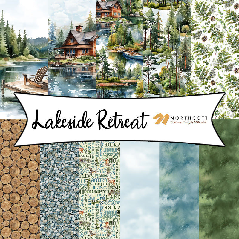 Lakeside Retreat by Deborah Edwards for Northcott Fabrics