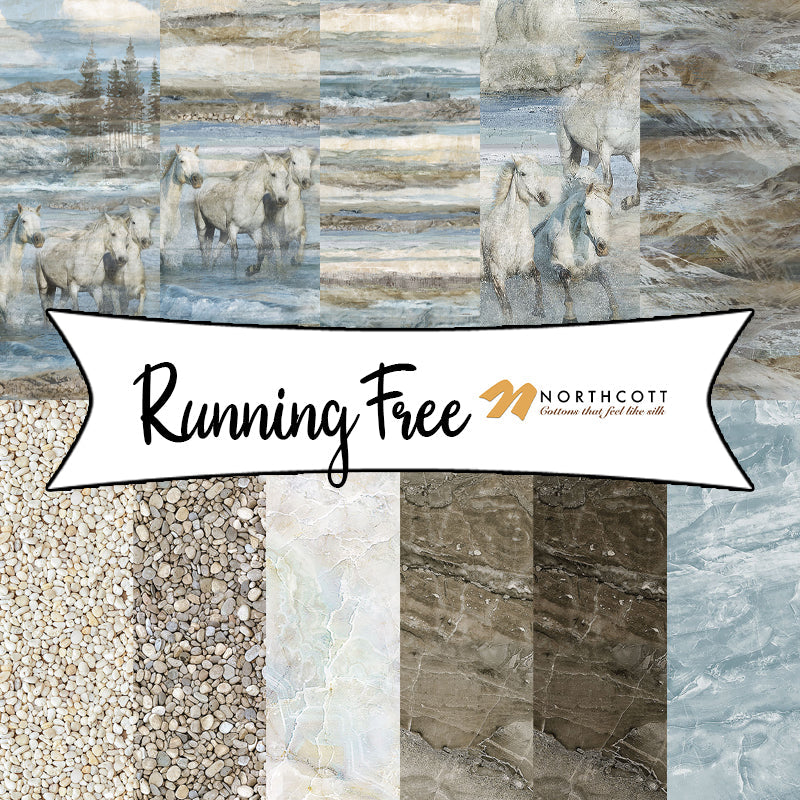 Running Free by Deborah Edwards for Northcott Fabrics