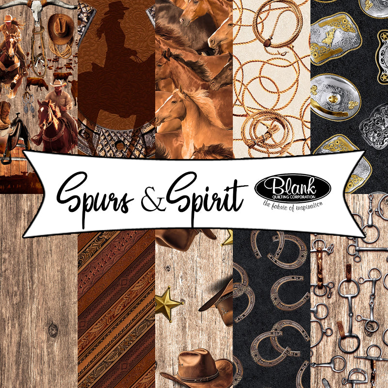 Spurs & Spirits by Urban Essence Designs for Blank Quilting