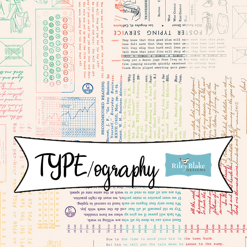 TYPE/ography by Lori Holt for Riley Blake Designs