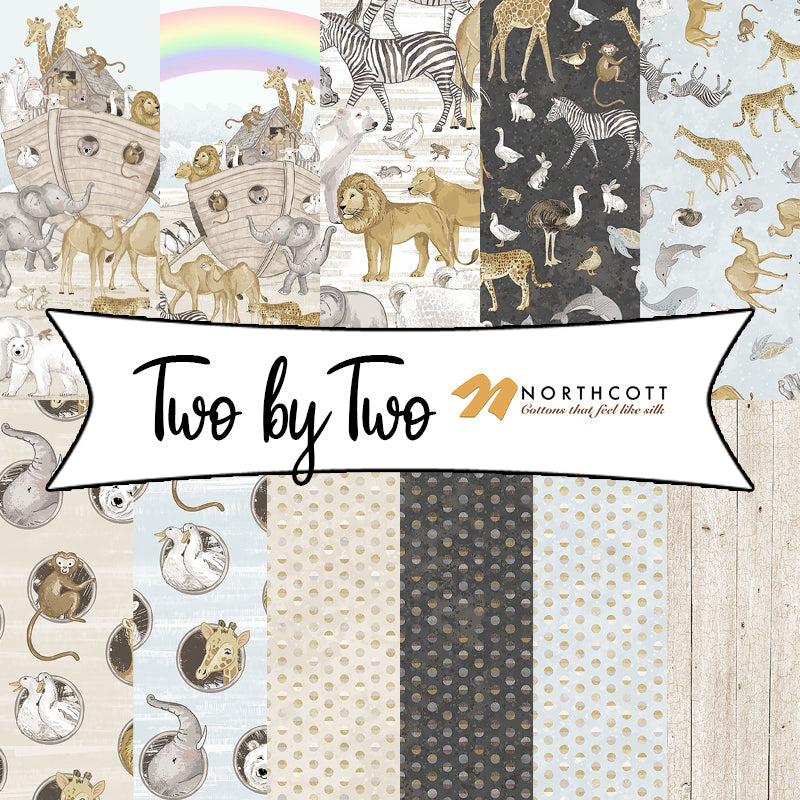 Two by Two by Deborah Edwards for Northcott Fabrics