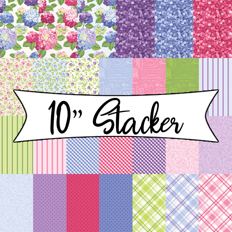 Hydrangeas in the Garden 10" Stacker