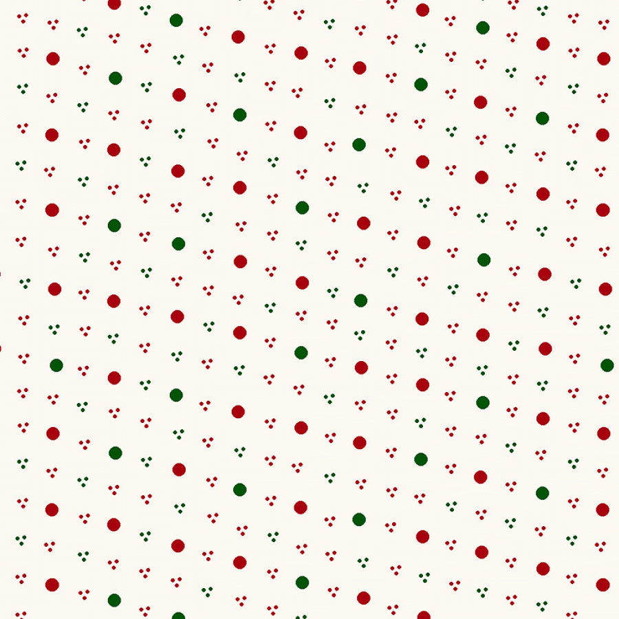 A Kitty for Christmas Small Dots Multi