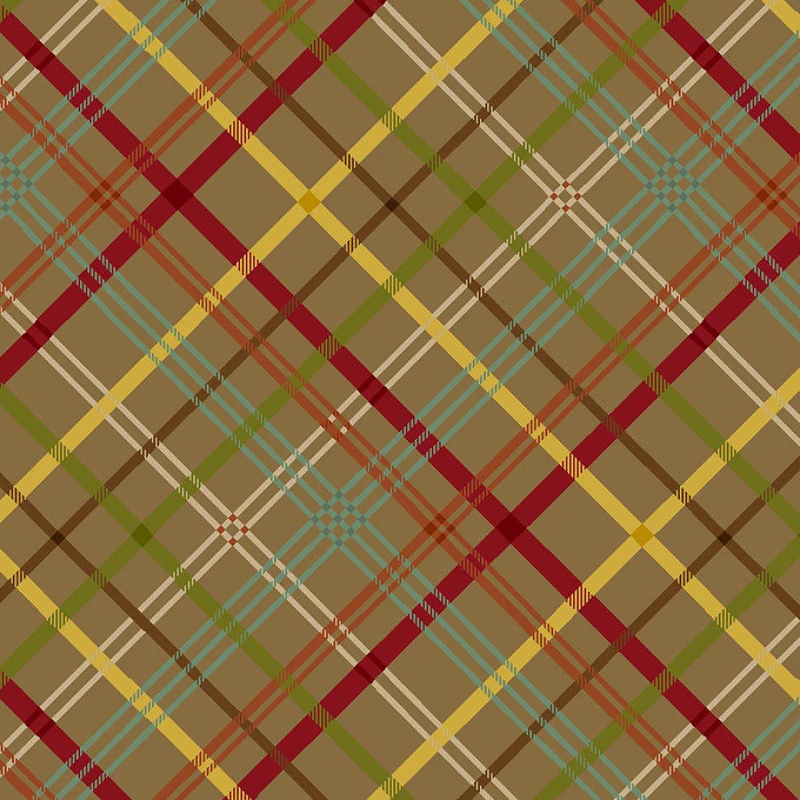 Pennyberry Farm Blooming Plaid Brown