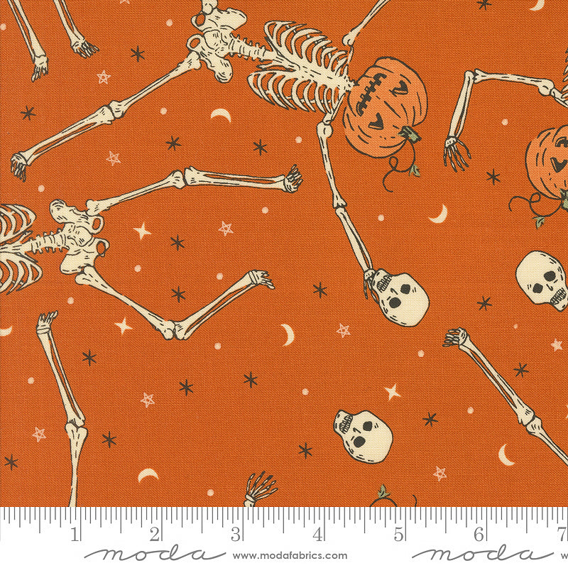 Home Sweet Haunt Skeleton Pumpkins Rust