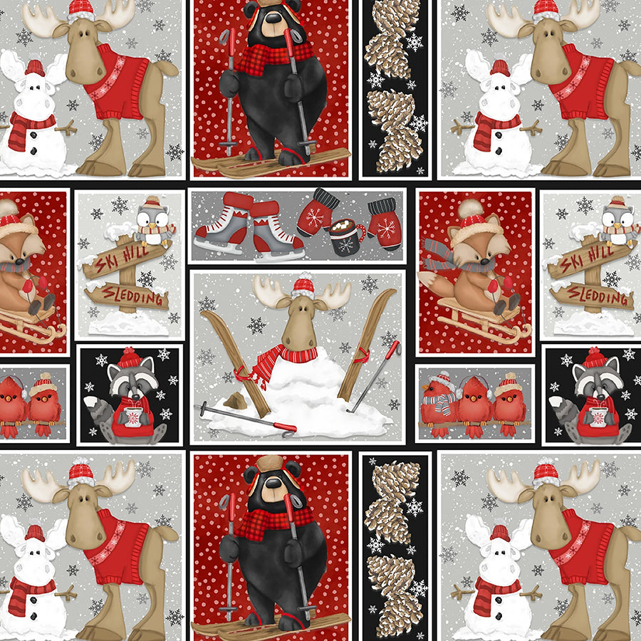 Pinecone Ridge Lodge Patchwork Blocks Multi