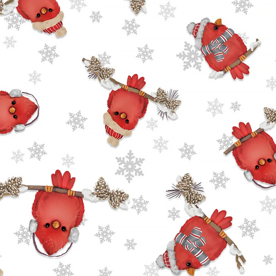 Pinecone Ridge Lodge Cardinals White/Red