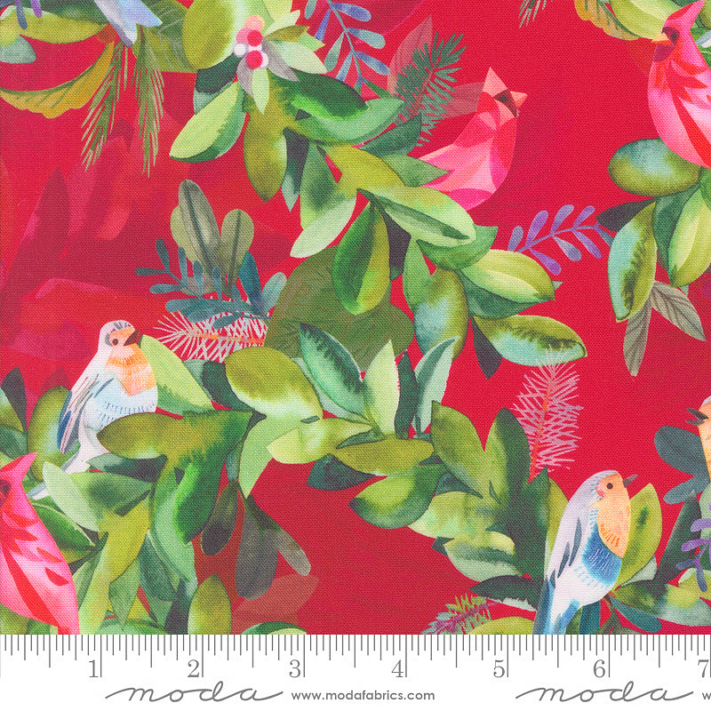Love & Cheer Garland Birds Berry