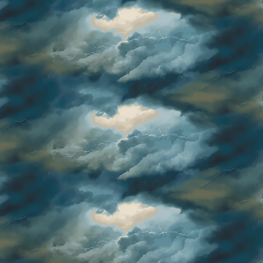 Coastal Guardians Stormy Sky Blue