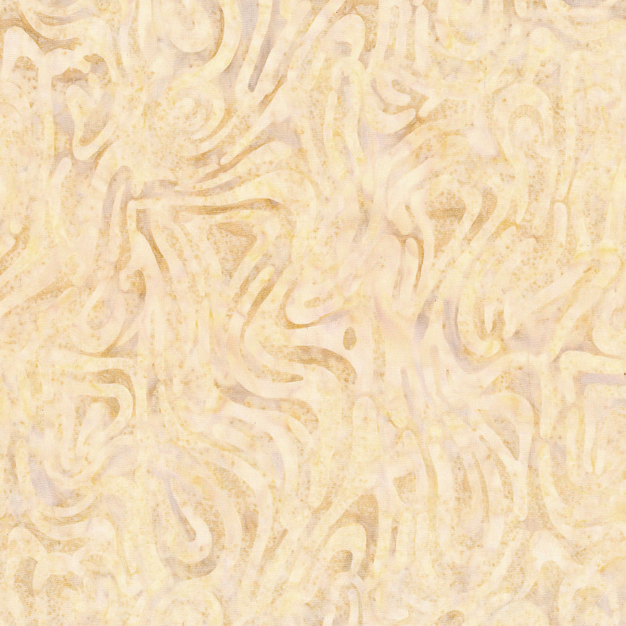 Cinnamon Twist Batiks Floating Lines Tan
