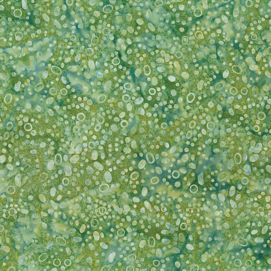Shoreline Batiks Dotty Toss Green