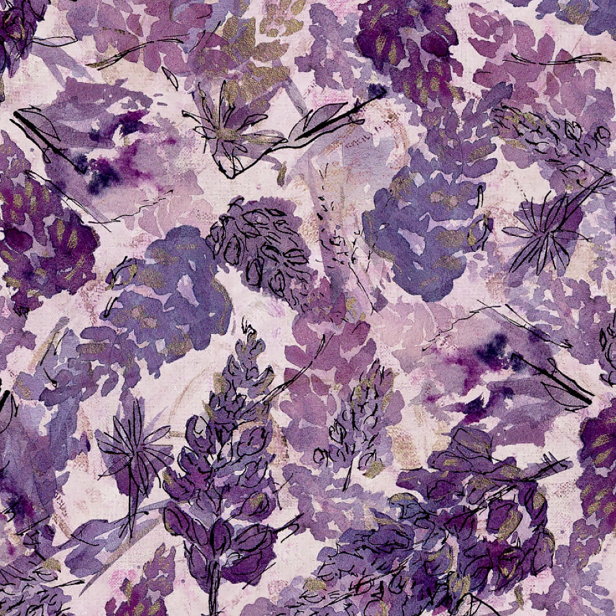 Valley View Lupine Aubergine