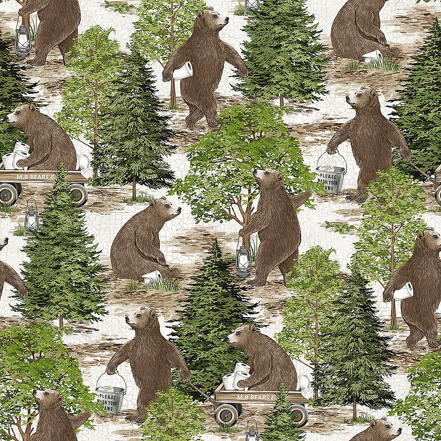 Bear Necessities Forest Bears Cream Multi