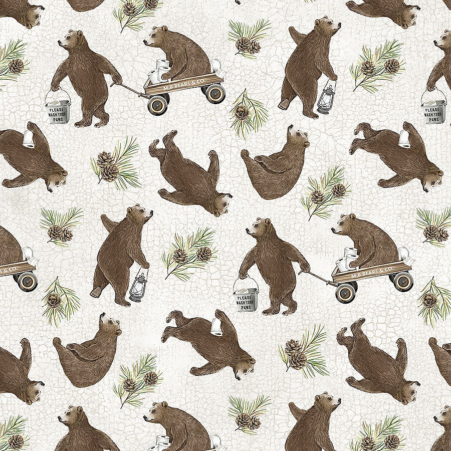Bear Necessities Bear Toss Cream Multi