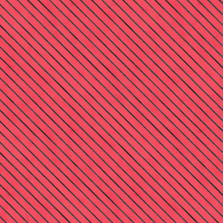 Scarlet Dreams Diagonal Stripes Red