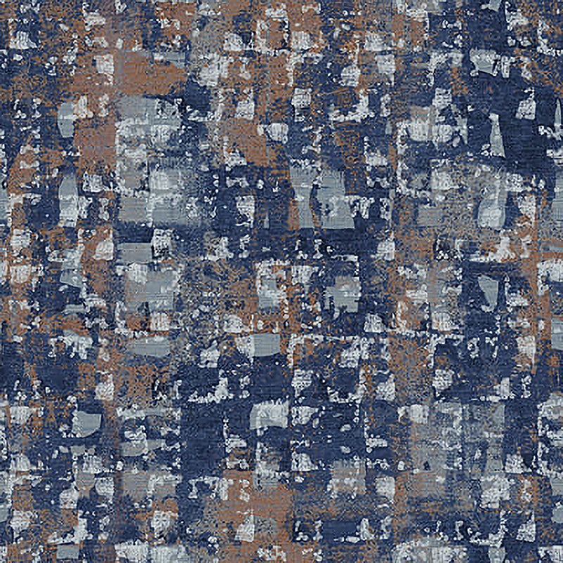 108" Wide Quilt Backing Glaze Abstract Squares Earth