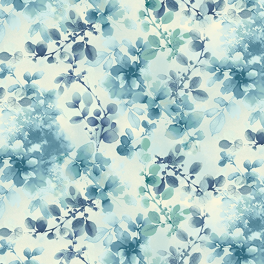 Awakenings Silhouettes Texture Pale Blue