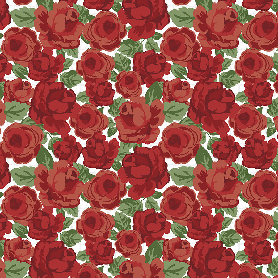 Summertime Daydream Packed Floral White