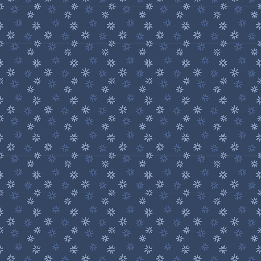 Summertime Daydream Daisies All Over Navy