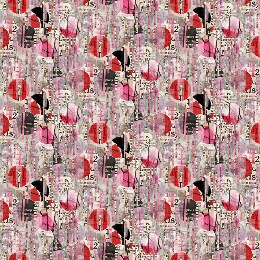 Spread The Word Newspaper & Dots Pink