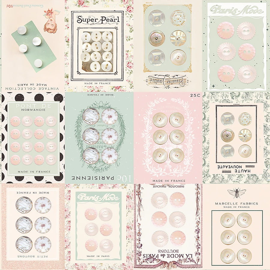 Parisian Snippets Buttons Ecru