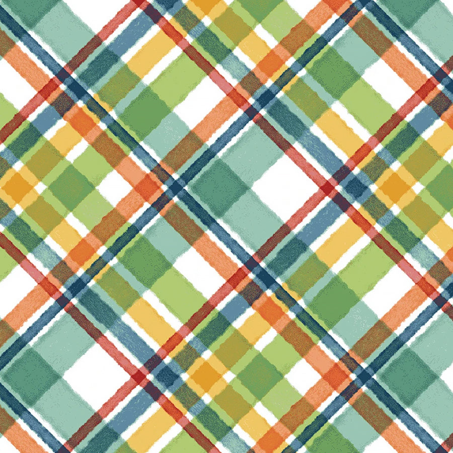 Cat Hair Don't Care Plaid Multi