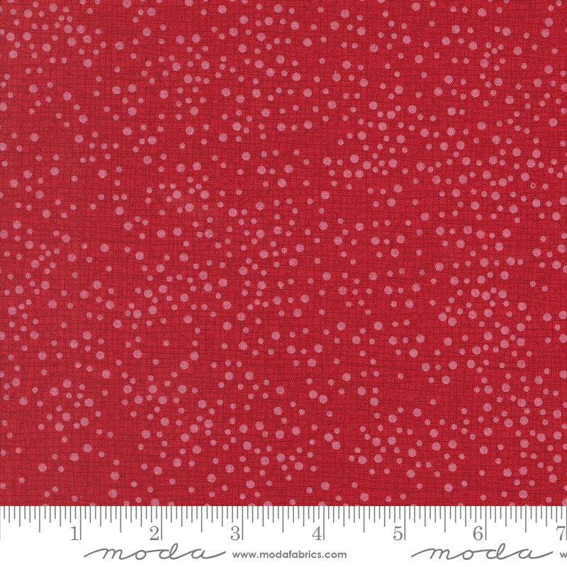 Dotty Thatched Texture Scarlet
