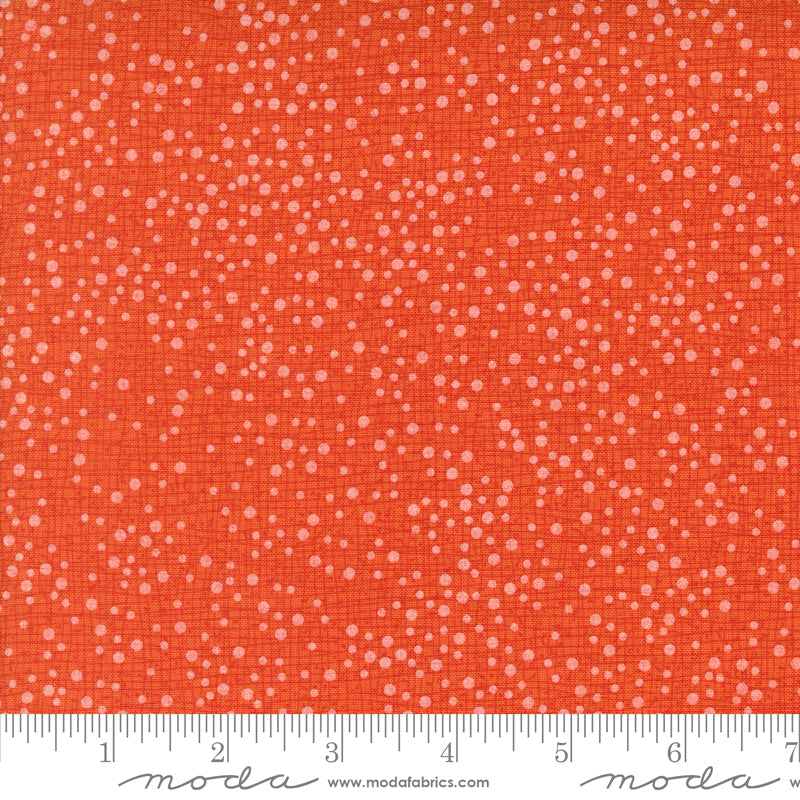 Dotty Thatched Texture Tangerine