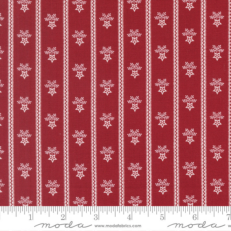 American Gathering III Stripe Bouquet Deep Crimson