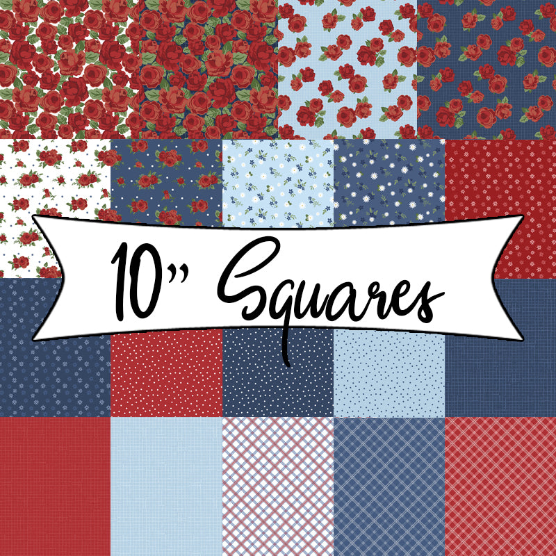 Summertime Daydream 10 Karat Crystals 10" Squares