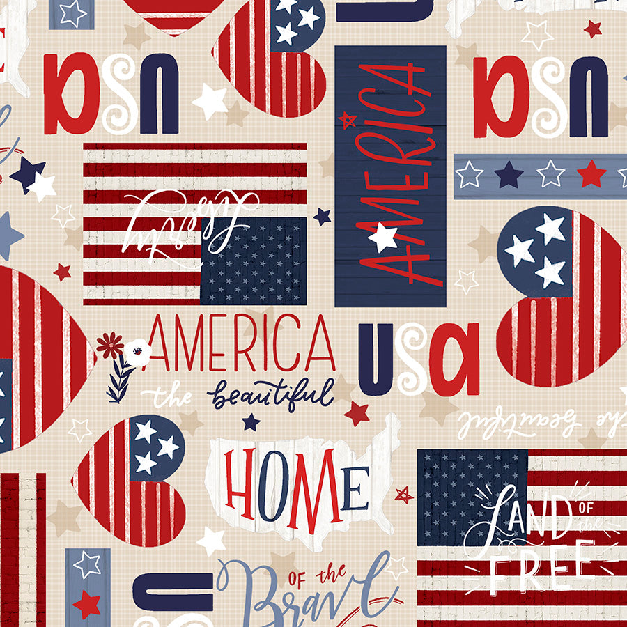 America The Beautiful Main Cream