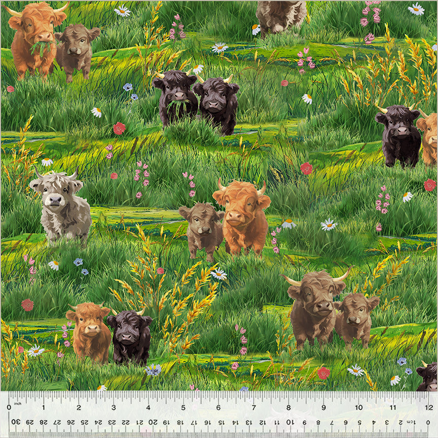 Highland Hooves Calves Highland Green