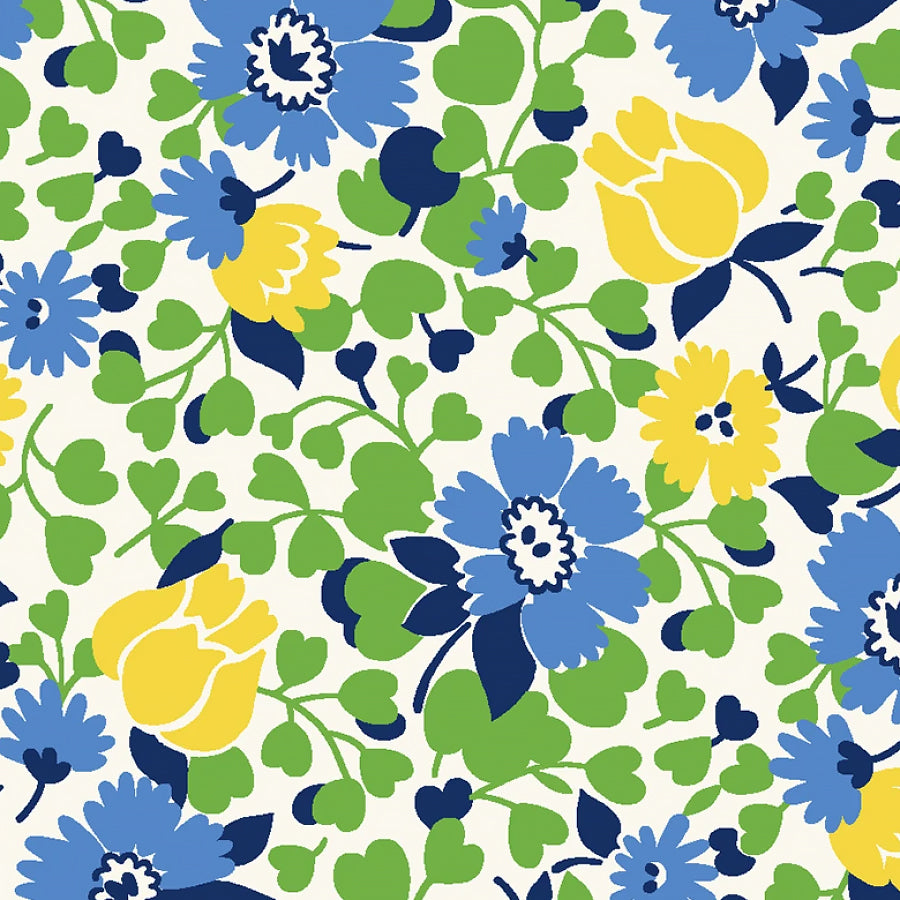 Merry Go Round Packed Petals Blue