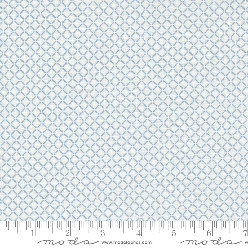 Nantucket Summer Check Plaids Cream Blue