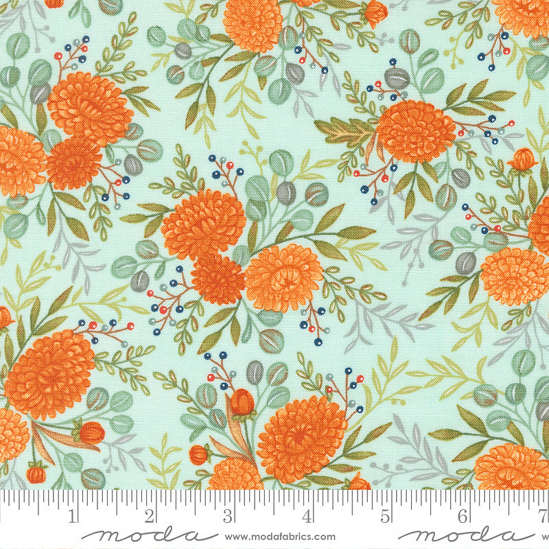 I Love Fall Most Of All Autumn Florals Aqua
