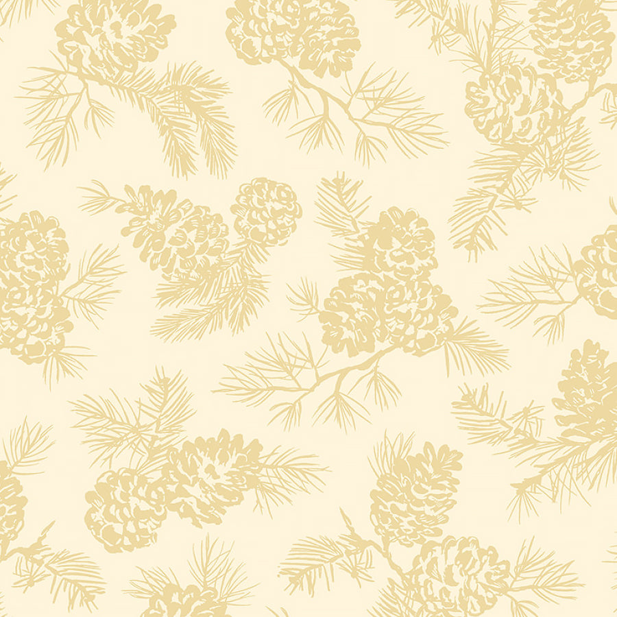 108" Wide Quilt Backing Spruce Ecru