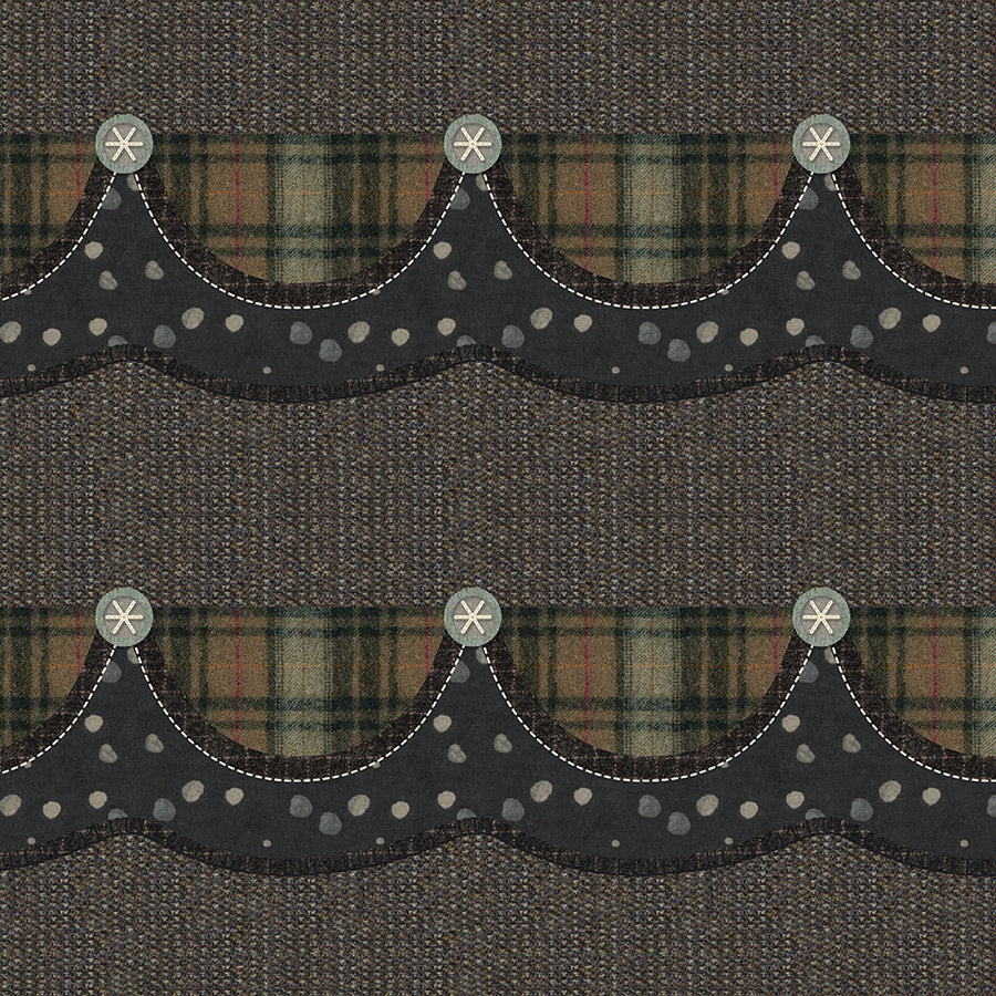 Snowy Days & Frosty Nights Scallop Border Shadow