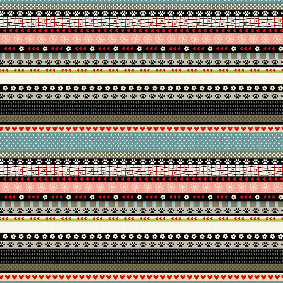 Knit 1, Purr 2 Stripe Multi