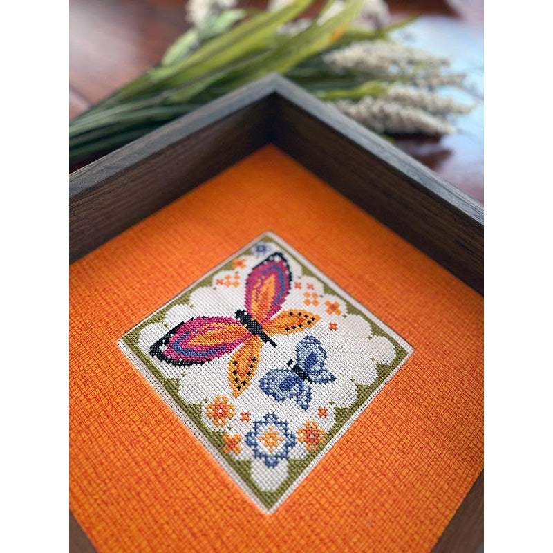 Butterfly Blooms Cross Stitch Kit by Robin Pickens
