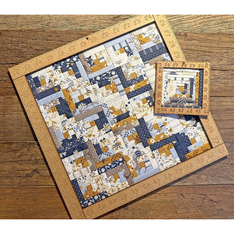 Just A Little Box Wood Frame Ruler Mini 3.75"