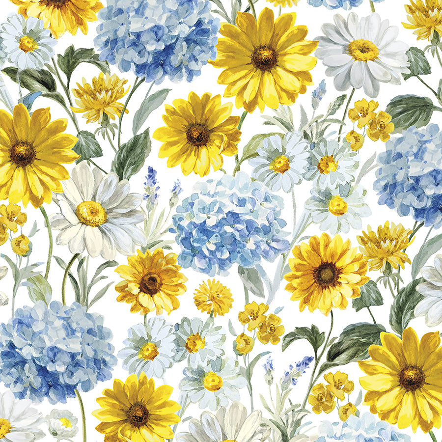 Bees & Blooms Packed Flowers White