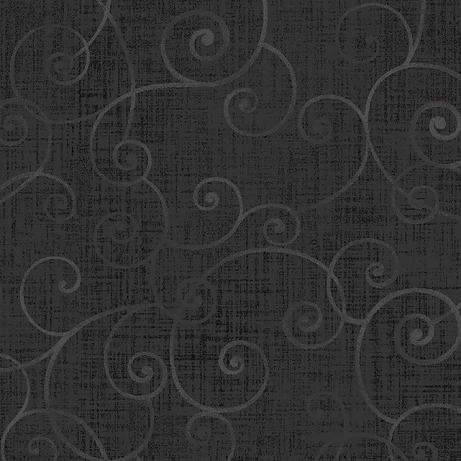 Whimsy Basics Swirls Charcoal