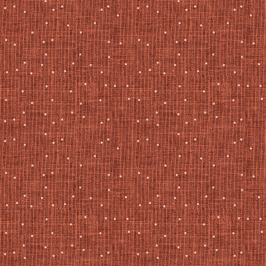 FIGO Stash Stripe Dot Rust 1 Yard Cut