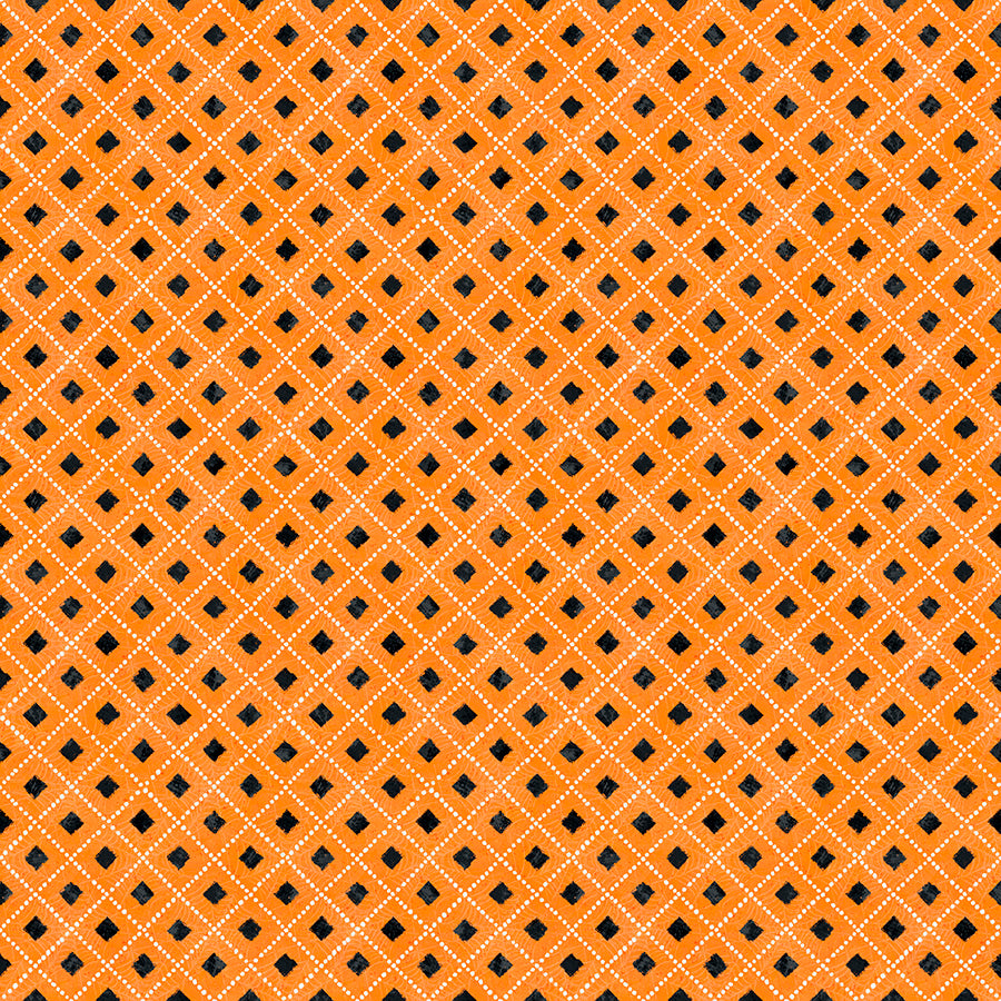 Midnight Hauntings Diamonds Orange